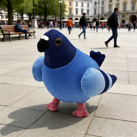 跨境新品 pigeonpop plush 疯狂鸽子游戏毛绒公仔玩偶