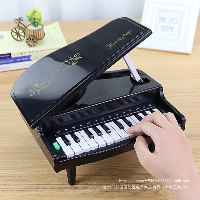 Миниатюрная пианино музыкальная шкатулка миниатюрная электронная клавиатура подарок на день рождения для мальчика или девочки детский подарок на День защиты детей