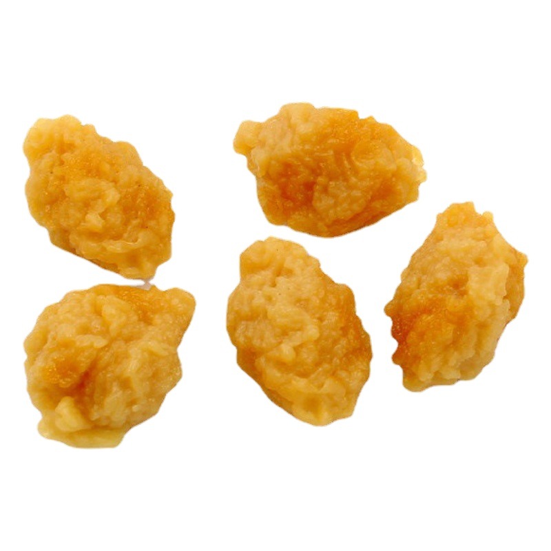 Simulación papas fritas pollo ARROZ FLOR comida juguete pollo frito PVC occidental comida rápida snack modelo jugar casa decoración juguete