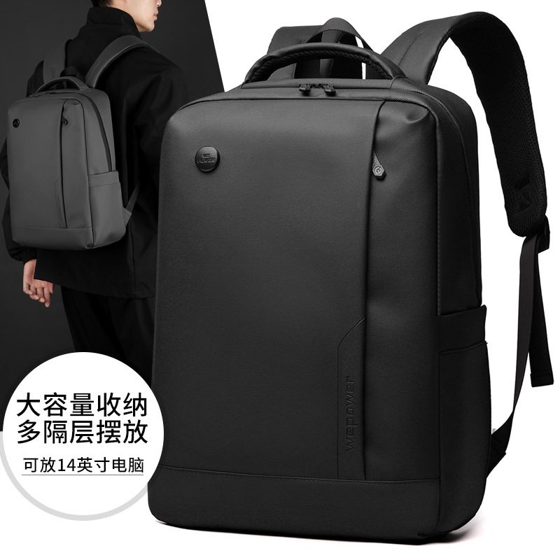 WEPOEWR New Men's Computer Backpack Large Capacity Commuter Business Casual Backpack Casual Backpack