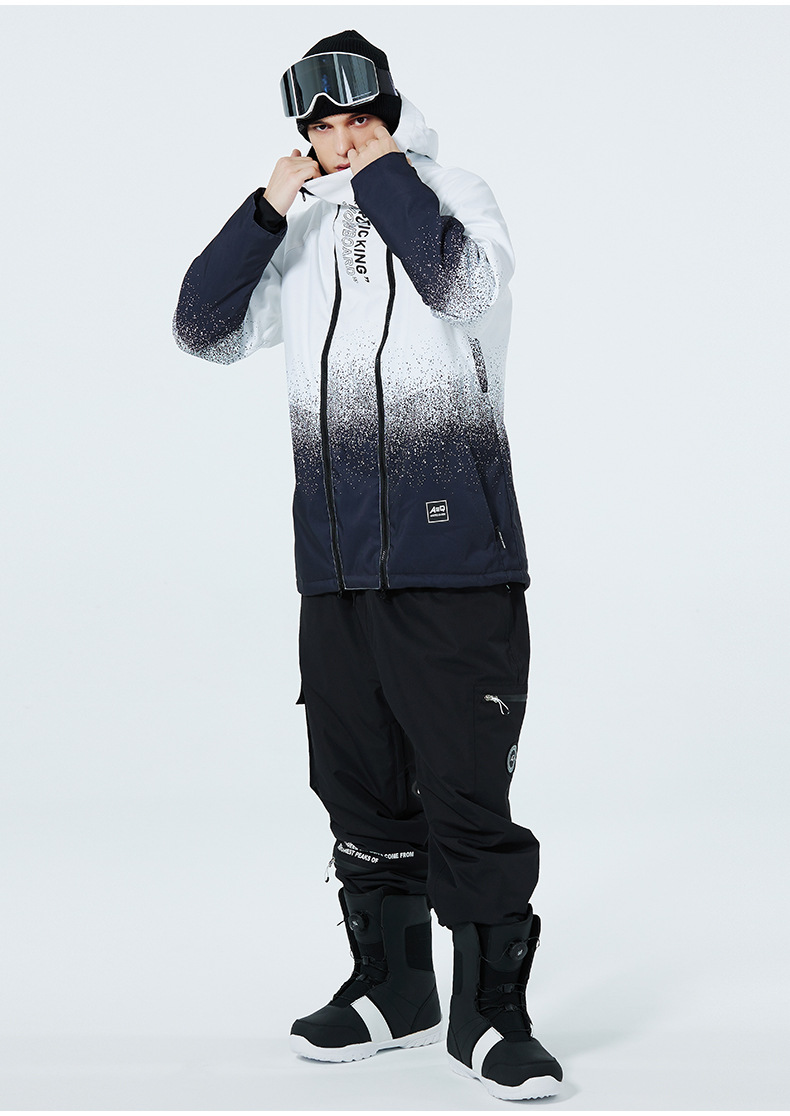 Traje de ropa para niños para hombres y mujeres, ropa y pantalones de snowboard y esquí de doble tabla para exteriores de invierno, a prueba de viento, repelente al agua y cálido._voghion.com