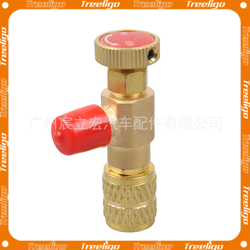 Válvula de mano congelada refrigerante tipo de nieve válvula de apertura de freón R22/R410 aire acondicionado doméstico