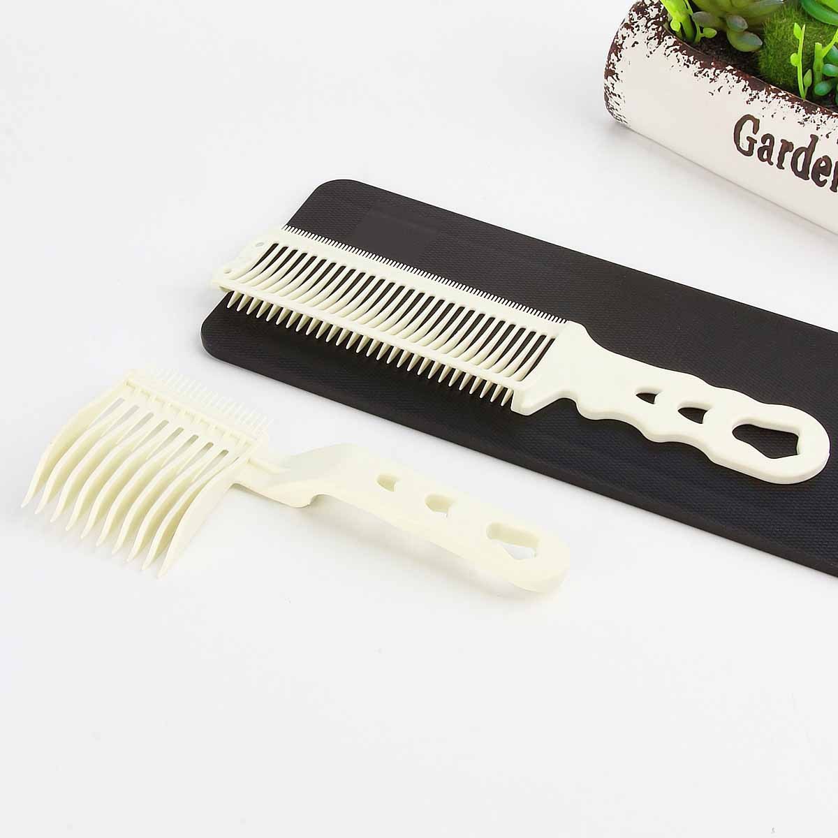 Peine de Corte Curvo en Forma de S para Uso Doméstico y Profesional, Peine de Corte de Cabeza Plana, Peine de Posicionamiento para Peluquería.