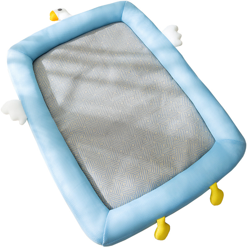 Primavera y verano perros extraños animales gansos blancos esterilla de caña cercada perros mascotas nido de perros gato nido de esterilla gato nido