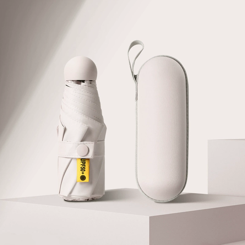 Маленькая прозрачная капсула, зонтик на солнечной энергии, солнцезащита