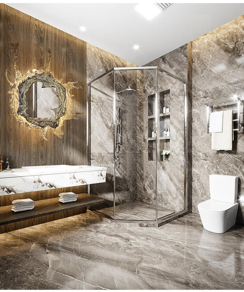 Title 6, Yaratıcı Su Püskürtmeli Makyaj Aynası Duvar Lam...