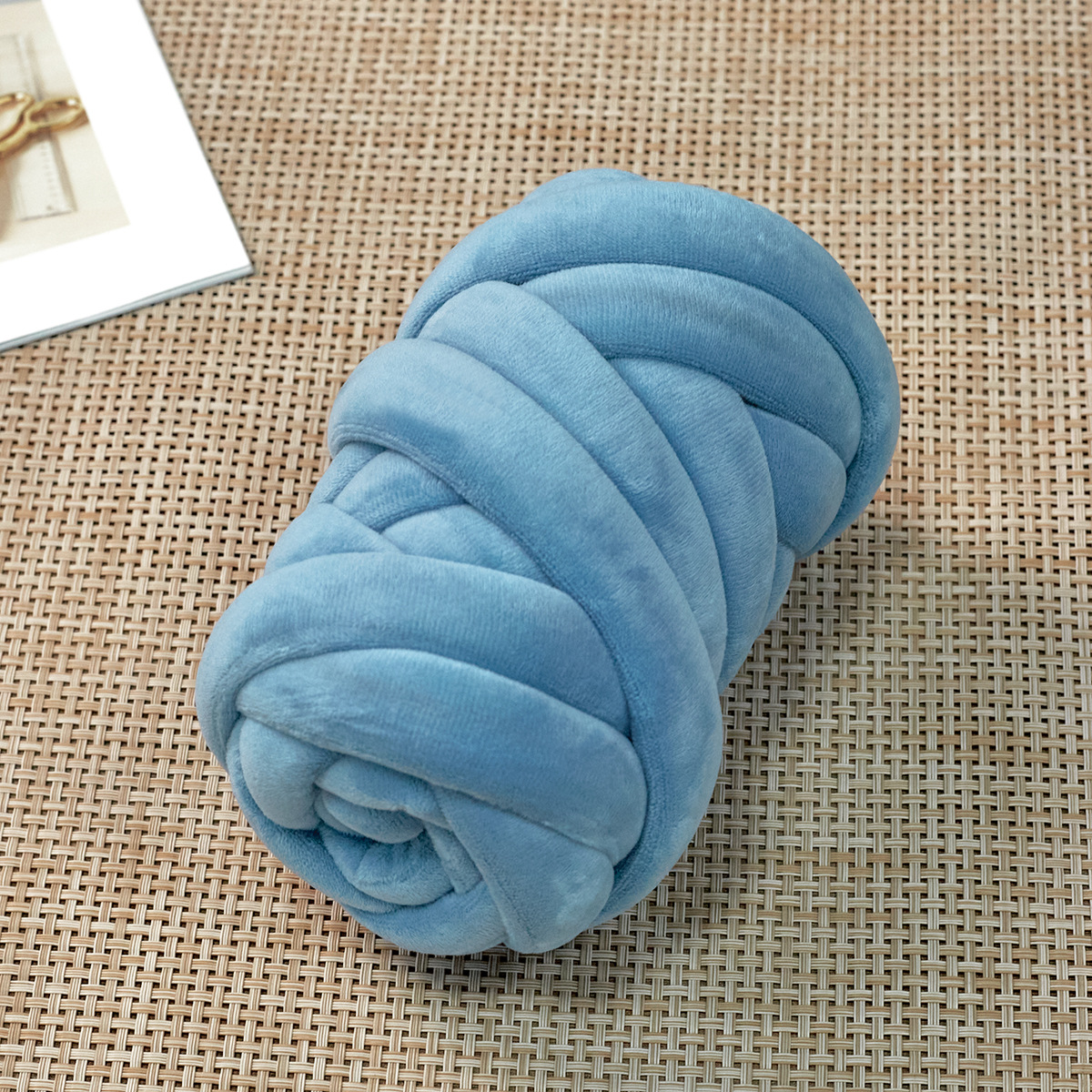 250g nuevo ultra grueso islandés tela de lana relleno de núcleo de algodón grueso tejido a mano DIY nido de gato bolsas de almohada X20