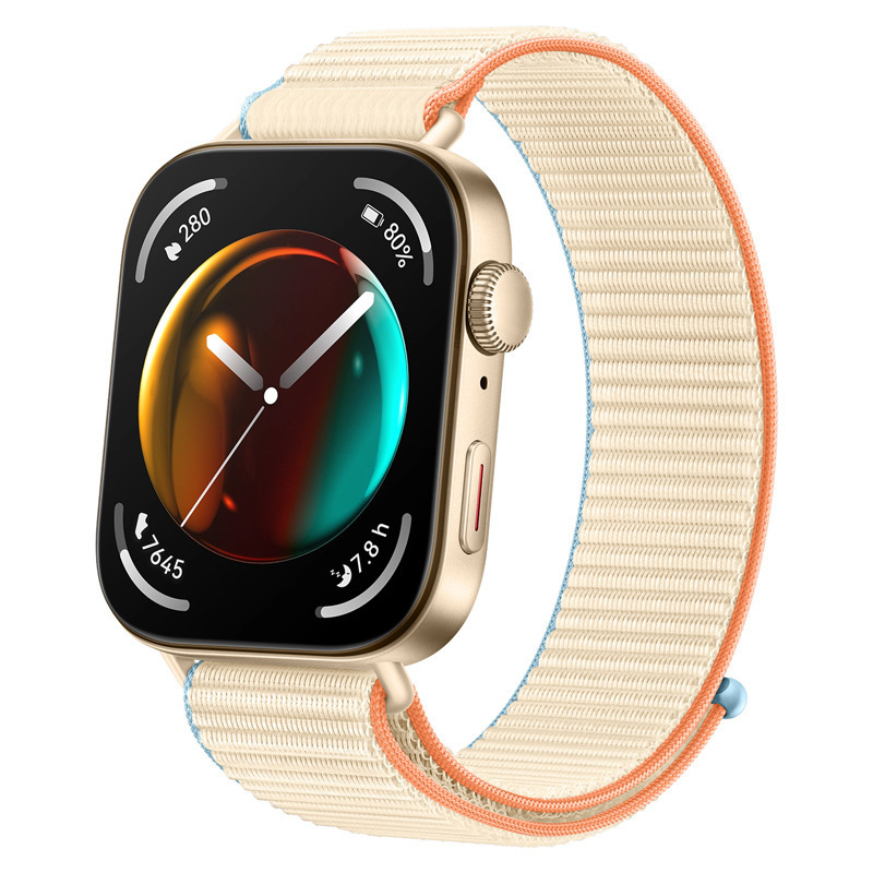Huawei fit4pro 時計ストラップ HUAWEI fit4/3 メタルヘッド一体型ナイロンループストラップに適しています。|undefined