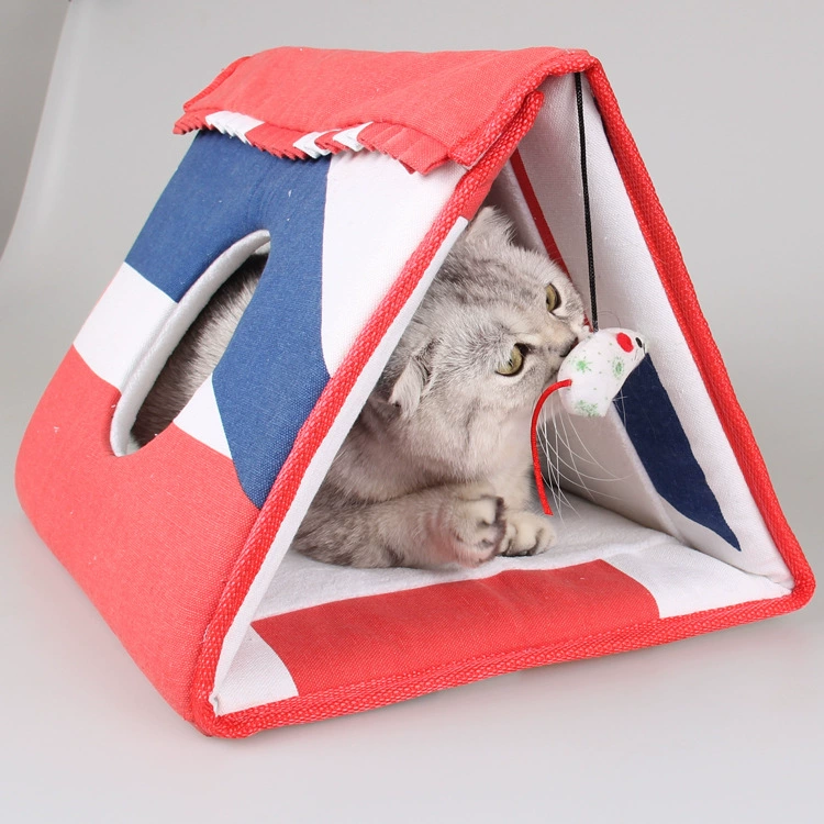 Джи Зай Кошка Туннель Кошка Игрушка Канал Треугольный Складной Кошачье Гнездо Кошка Коврик Сизаль Коготь Пластина Кошка Скреста Пластина