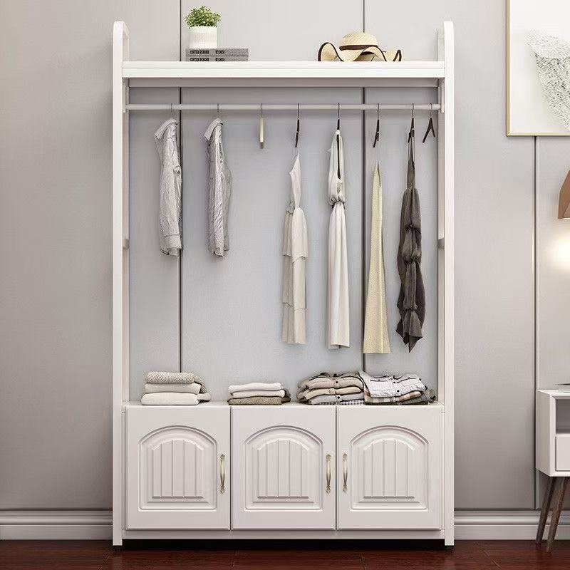 Household Coat Rack Floor-Standing Wardrobe Bedroom Internet Celebrity Wardrobe Vertical Clothes Rack Living Room Storage Rack Simple Clothes Rack