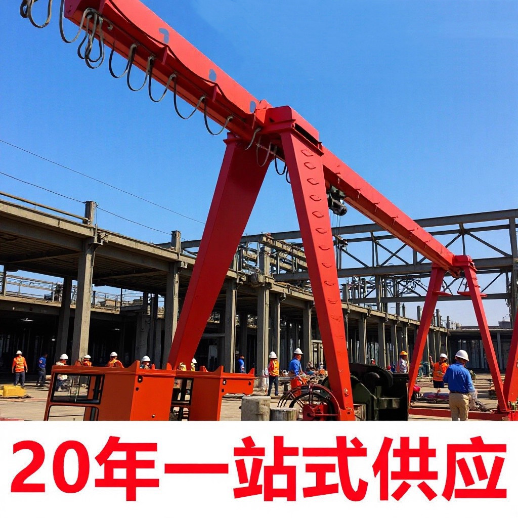非标定制5吨10吨16吨MH型电动葫芦门式起重机地面运行机构遥控