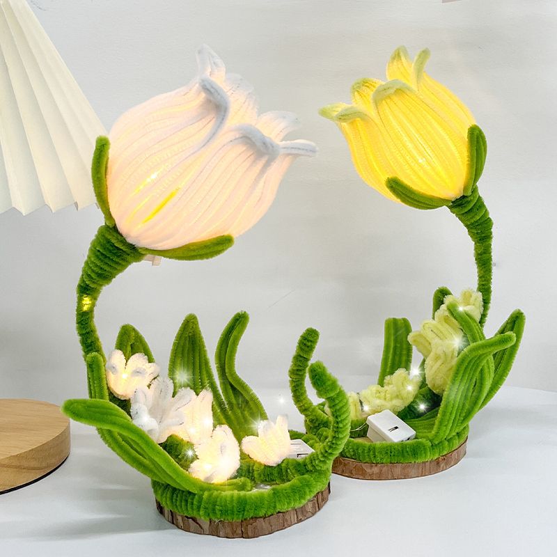 創意手工diy製作鈴蘭花扭扭棒材料包送好朋友禮物擺件