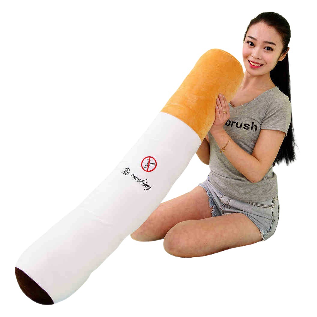 Venta al por mayor cigarrillo creativo muñeca dormir juguete amor apartamento mismo dibujos animados dejar de fumar almohada Taobao suministro