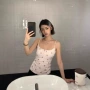 修身显瘦夏季印花吊带