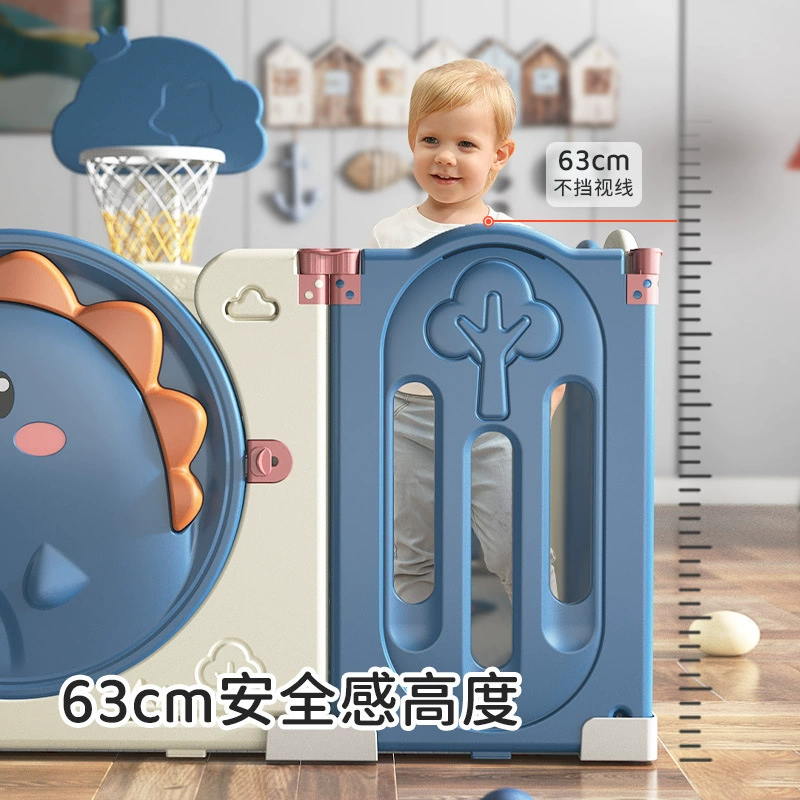 Модульный детский манеж для дома, размеры 155×155–230×190 см, варианты с горкой/качелями/кольцом