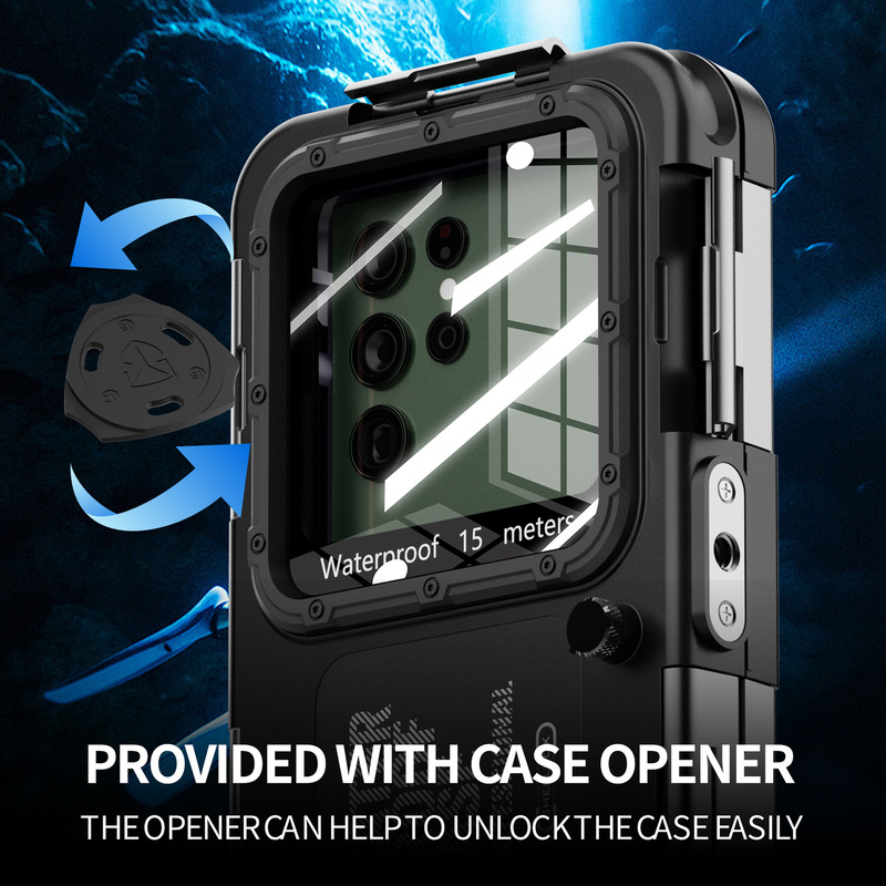 Fourth Generation Diving Case 15m Suitable for Samsung Android Mobile Phone Waterproof Mobile Phone Case Swimming Outdoor Underwater Video Shooting