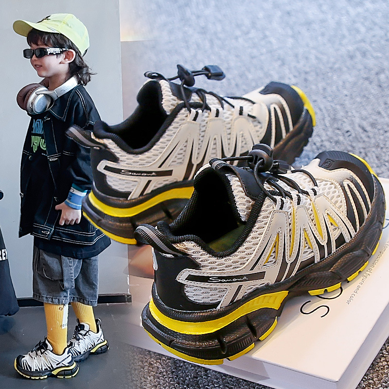 Children's Sports Shoes 2025 Summer New Casual Shoes for Boys and Girls, Student Running Shoes, Versatile Dad Shoes for Middle and Large Kidsren