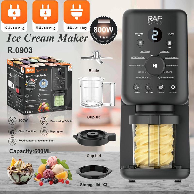 European standard cross-border Ninja ice cream machine, multifunctional home-use soft ice cream machine, smoothie machine, milkshake machine, yogurt maker European standard cross-border Ninja ice cream machine, multifunctional home-use soft ice cream machine, smoothie machine, milkshake machine, yogurt maker