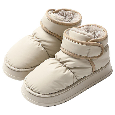 winter insulated keep warm slippers platform