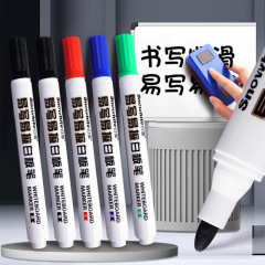 White Snow snowhite WB-568 whiteboard marker with cap off for 48 hours without drying, erasable colored whiteboard marker for wholesale