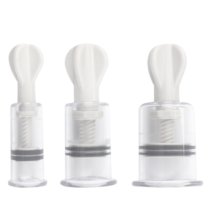 Nipple Suction Stimulator, ABS Breast Pump Toy, White, Large Size — detail image 5