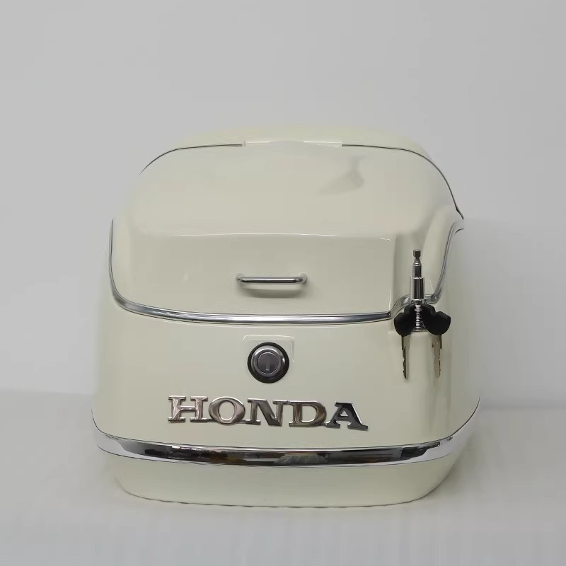Suitable for Honda Nw F125 Motorcycle Tail Box, Retro Trunk, Scooter Cargo Box, Helmet Box Modification Accessories