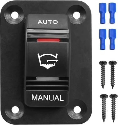 Bilge pump rocker switch with LED light 20A 12V/24V four-pin SPDT 3-position waterproof switch universal (Other Car Modifications) - bilge-pump-rocker-switch-1