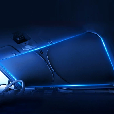 Car sunshade sunscreen: Car snow shield