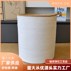 綿麻綿糸汚れた衣類バスケットおもちゃ収納バケツ汚れた衣類バスケット折りたたみ衣類収納バスケット布製ランドリーバスケット収納バスケット