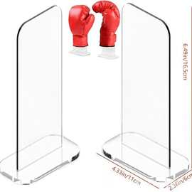 跨境新品亚克力搏击手套支架桌面拳击展示架足球收纳多功能收纳架
