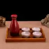 ↤↤↤3 liang of wine, one pot, four cups + tray ↦↦↦