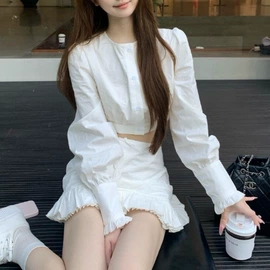 时尚休闲套装;棉衣;女式衬衫