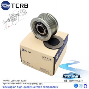 Cross-border TCRB is recruiting agents for Audi generator pulleys, model numbers 06B903119D and 06E903119B