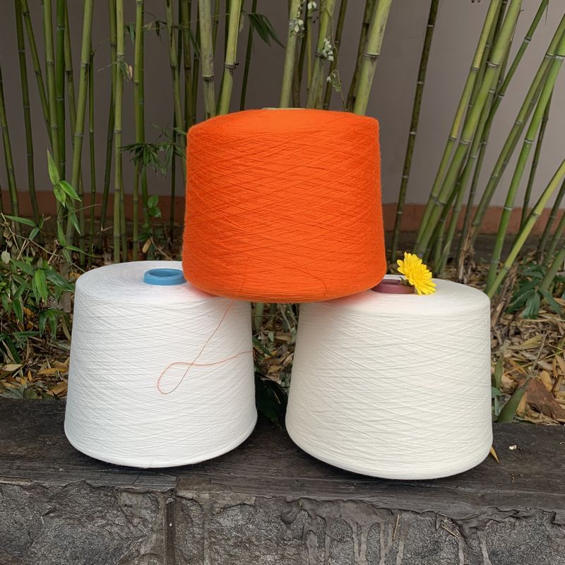 紧赛纺竹纤维纱21支 吸湿排汗竹涤混纺纱16支 天竹纤维棉混纺纱