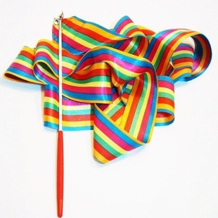 4m Gymnastics Ribbons Colorful Ribbons Adult Art Dance Performance Props Dancing Ribbons Children's Toy Streamers