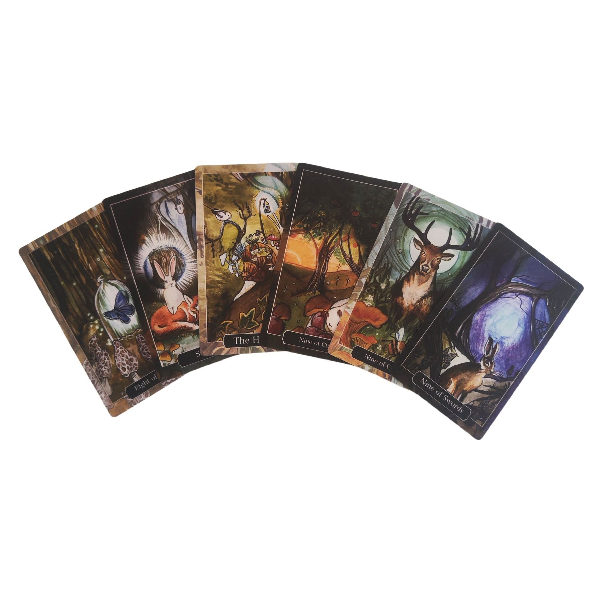 Spirits Of The Woodland Tarot Deck Card Game For Parties_voghion.com