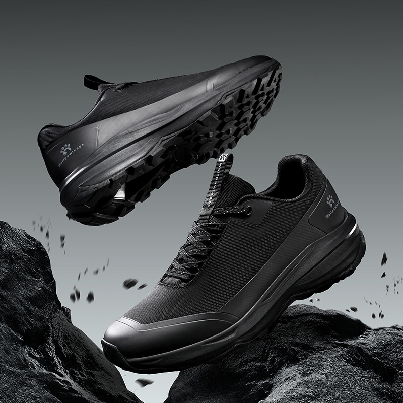 Zapatos de montaña al aire libre de explosión transfronteriza, zapatos de montaña antideslizantes y resistentes al desgaste para hombres, zapatos de montaña de crucero, amortiguación ligera y transpirable