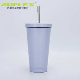 新款不锈钢吸管杯Double Wall Stainless Steel Cups户外保冷杯