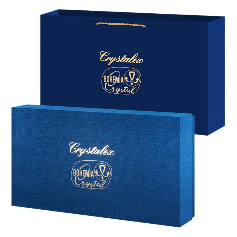Copas de vino tinto de cristal importadas de la República Checa, cristalería de lujo de alta gama, copas de champán de alto valor, juego de copas de alta gama en caja de regalo.