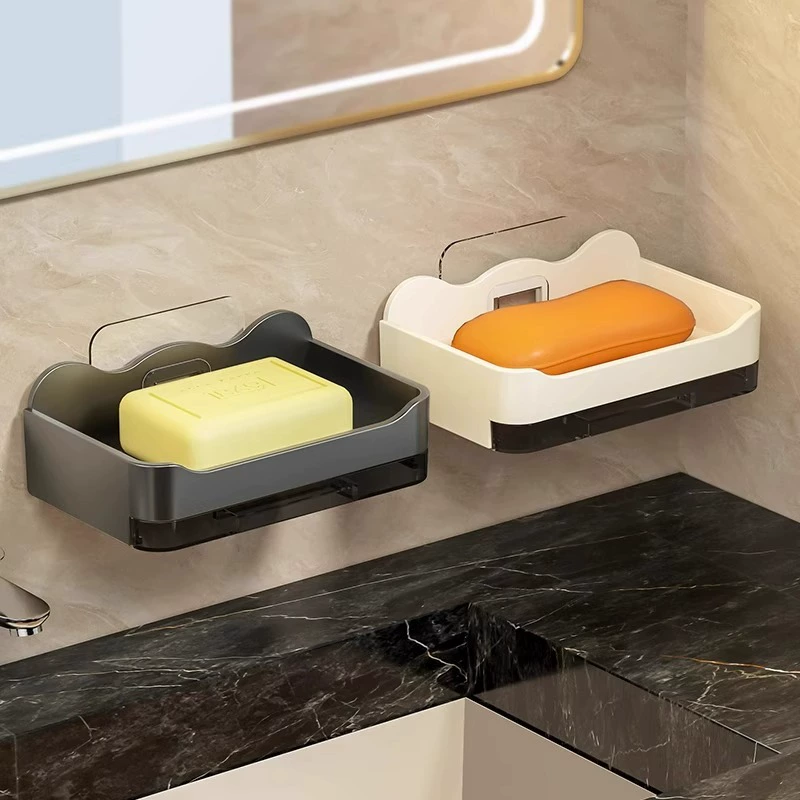 Double-layer soap holder, drying rack