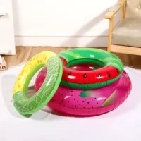 Детский фруктовый принт плавательный круг Летний аквапарк плавающий пвх надувной мультфильм утолщение подмышки плавательный круг