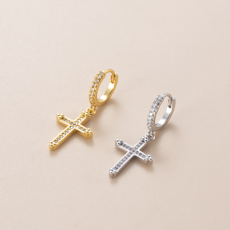 Women'S Gender Fashion Butterfly Bow Knot Copper Plating Inlay Zircon Ear Studs 1 Piece