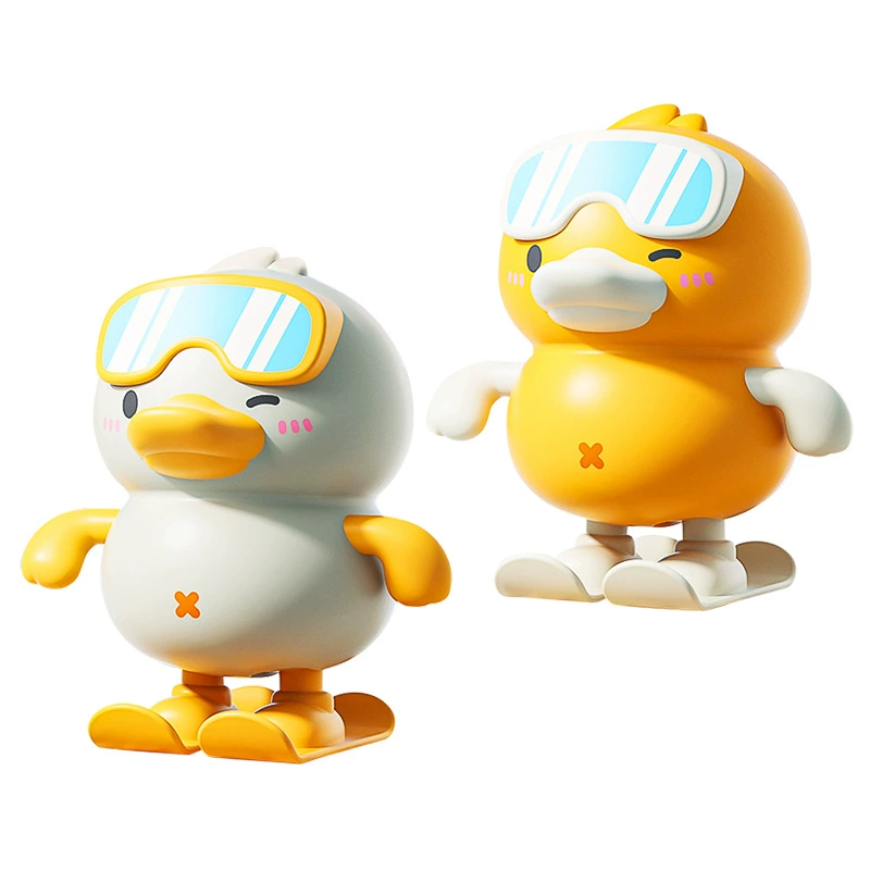 Милый ski wind-up cartoon table toy for jumping, Birthday gift, wholesale