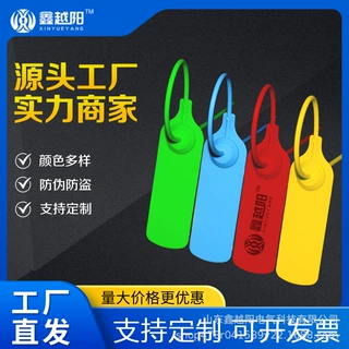 塑料封条集装箱货运一次性使用防盗锁衣服标签吊牌防盗防掉包扣