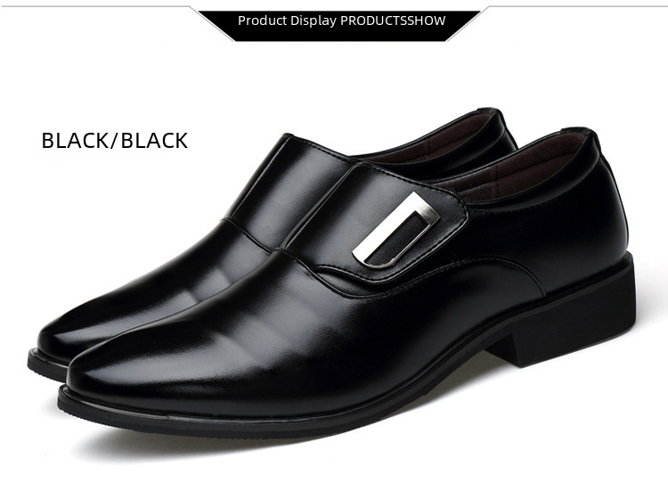 Cross-border large size men's shoes casual fashion shoes formal wear a pedal leather shoes men's British Korean version of pointed manufacturers whole_vogvips.com