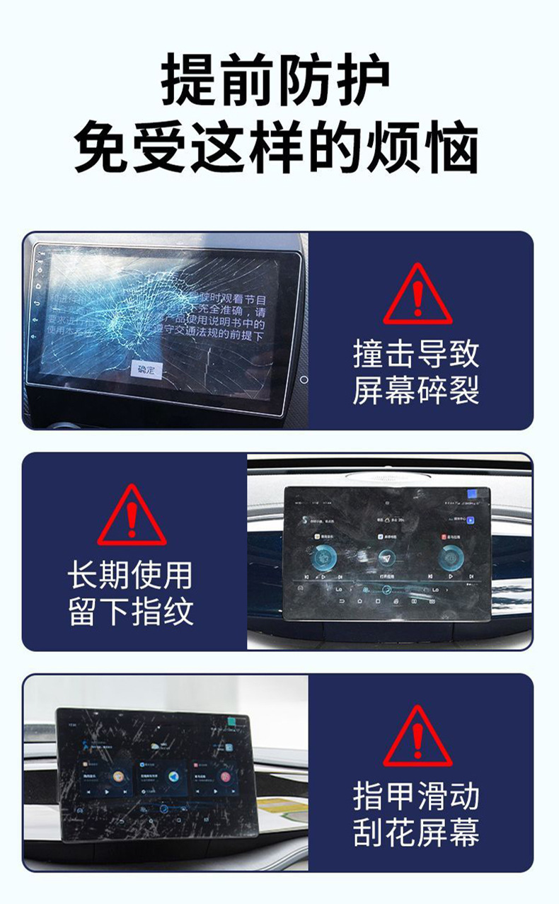 Car Navigation Film Universal Customizable Instrument Central Control Touch Screen Anti-Reflective Electric Vehicle Display Dimming Film