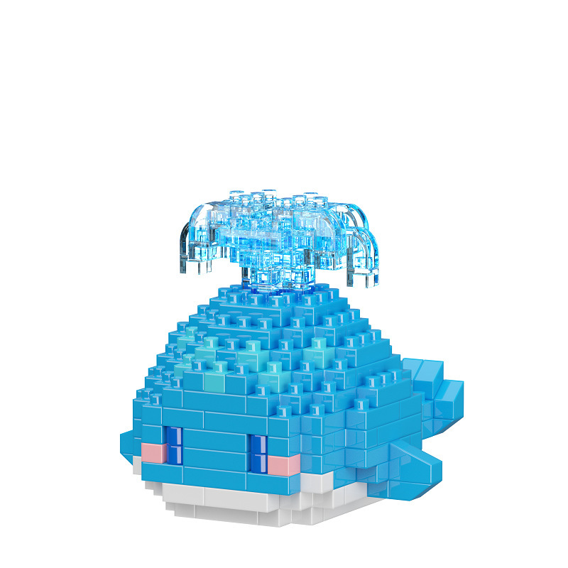 Compatible con Lechao Lechuang Gao Simulación de Bios Marinos Bloques de Construcción Submarino Mundo Modelo de Tiburón Juguetes para Niños