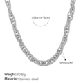 XL76S Silver Necklace