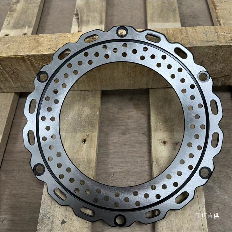 Shenyuan 009 Electric Vehicle Front Hub Reverse Brake Disc Brake Front Wheel Steel Rim 10 Inch 300-10 Reverse Disc Brake Aluminum Hub