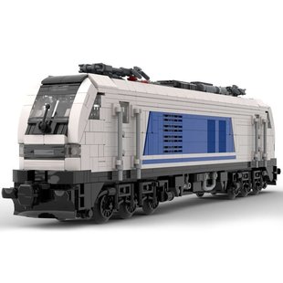 Building Blocks Cross-Border Moc-102558 Br 159 - Stadler Eurodual 1319 Particle Number Toys